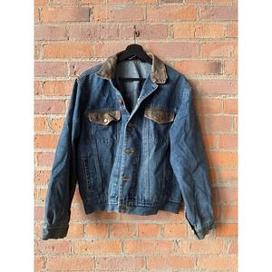 Denim Leather Jacket